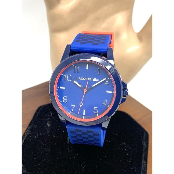 Lacoste Unisex Watch 2020148 Rider Quartz Orange Blue Dial Rubber Band 36mm main image 10